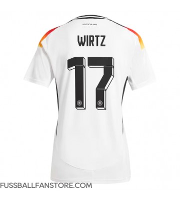 Deutschland Florian Wirtz #17 Replik Heimtrikot Damen EM 2024 Kurzarm